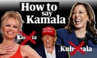 Kahm-uh-luh: how to pronounce Kamala Harris – video