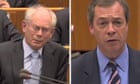 Nigel Farage will not be allowed to repeat his EU parliament rudeness as an MP