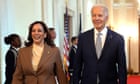 US election live updates: top Democrats back Kamala Harris as donations surge after Biden steps aside