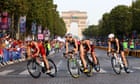 Paris 2024 Olympics day five: triathlons go ahead, plus diving, rowing and more – live