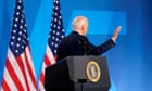 You could sense the embarrassment: Biden’s press conference a sign of how low the presidency has sunk | John Crace