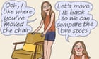 The reality of amalgamating your stuff with a partner – the Edith Pritchett cartoon