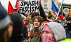 Tensions as three protest marches converge in central London