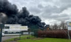 Firefighters tackle huge blaze at industrial estate in West Lothian