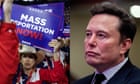 Maga v Musk: Trump camp divided in bitter fight over immigration policy