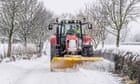 UK weather news: snow closes Manchester airport runways amid ice, flooding and train cancellations across country – live