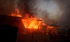 Southern California wildfire live: Tens of thousands evacuate as Palisades blaze doubles in size and second fire breaks out