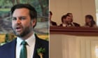 ‘Ruined this place’: chorus of boos against JD Vance at Washington concert